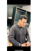 極道パーマ フェードを添えて