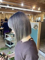 アフターニュース 新潟(afternews)&nbsp;ボブ/ラベンダーーアッシュ/ブリーチ/ダブルカラー/駅南