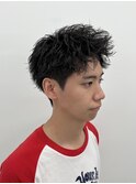 スパイキーショートパーマ