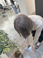 ペレ 栄店(PELE)&nbsp;黒髪/ボブルフ/ネビージュ/小顔/ワンレン/栄/髪質改善/前髪