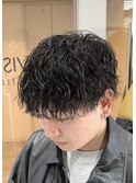 ツイストスパイラルパーマ縦落ちパーマ新潟メンズパーマ万代新潟