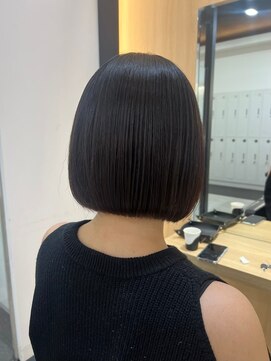 レム 仙台店(L.E.M) ぱつっとボブ！