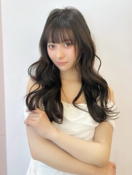 アール 横浜(R) 【MAKI】MIX ウェーブ/韓国ヘア/オリーブヘア/赤み無しカラー