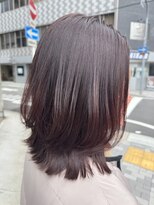 サル(saru)&nbsp;#レイヤーカット × #ピンクカラー