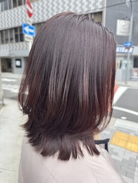 サル(saru) #レイヤーカット × #ピンクカラー