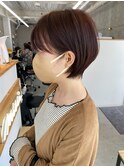 マッシュショート☆ピンクブラウン