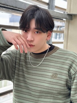 ジーナ 天神(Zina) センターパート+ニュアンスパーマ