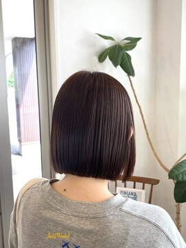 ユニカ 宇都宮(yunica) 丸型/卵型/ホワイトグレージュ/ミニウルフ/チェリーブラウン