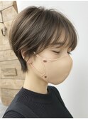 市川ショートヘアショートボブショートカット白髪染めハイライト