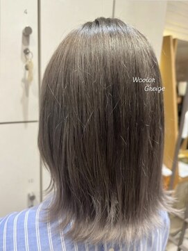 ヴァネッサ VANESSA Wカラー×グレージュ◎高橋美穂