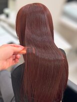 ジ エクト リアン 箕面店(The Ect Lien) 似合わせカット◆切りっぱなしボブ×透明感カラー