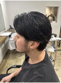 MEN'S HAIR/センターパート/メンズカット/大人メンズ/表参道駅