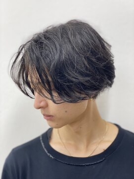ブロートーキョーバーバーショップ 神田店(Bro Tokyo BARBERSHOP) センターパート/色気/床屋/神田/理容室/barber