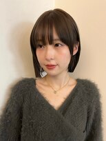 キアラ(Kchiara)&nbsp;丸みボブヘア　福岡　ボブ　ボブヘア