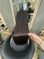 ロンドシエル 横浜(Lond ciel)&nbsp;オリーブグレー/韓国風巻き/レイヤーカット/髪質改善/縮毛矯正