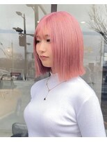 シェイト レイヤーカット 天神(ciate)&nbsp;ホワイトピンク/ボブ/ケアブリーチ/ダブルカラー/髮質改善/天神