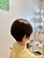 アシャ ヘアー ソリューション 神戸店(asha hair solution)&nbsp;ミルクティーブロンド/ダークブルー/デジタルパーマ/摂津本山
