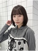 ミルクティーブロンド/ダークブルー/ワンホンレイヤー/銀座