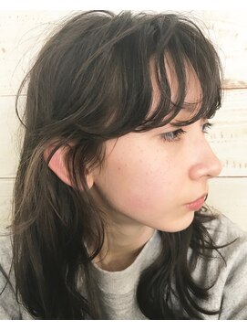 コス(kos) 顔まわりのレイヤーパーマ