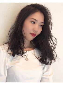 ザブックハンドサロン(The book hand salon) ブルーアッシュ×ロング