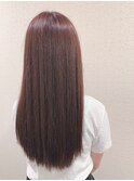 ナチュラルストレート◎ラベンダーカラー20代30代