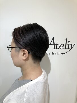 アトリーフォーヘアー(Ateliy for hair) インナーカラー×ショート