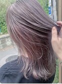 グレージュ×インナーシルバーアッシュ