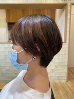 ソッリーソ ヘア(sorriso hair) 【sorriso hair桜山】耳周りすっきり!束感ショートスタイル
