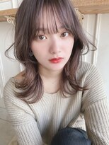 アリスバイアフロート 自由が丘(ALICe by AFLOAT)&nbsp;ミディアムクアンク（くすみブルーミニウルフデジタルパーマ