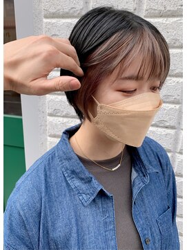 プチメゾントウキョウ(Petit Maison Tokyo) フレーミングカラー_ミルクティベージュ