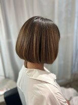 ツムグ 代官山店(TUMUGU) 大人可愛いに合わせカットアースカラー白髪ぼかしハイライト