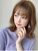 大人かわいい似合わせカット/こなれミディ/美髪/くびれヘア/新宿
