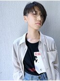 【morio池袋】アシンメトリーツーブロック黒髪ショート♪