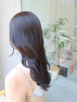 ラフランクリー(la frankly) ヌーディーカラー/小顔ひし形/髪質改善/レイヤースタイル