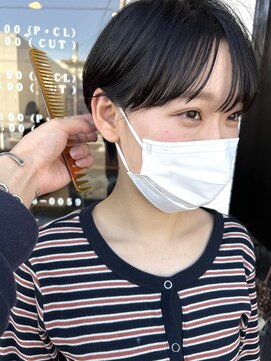 シン カフネ(Shin Kafune) 丸みショートボブ