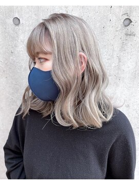 グロウバイニューヨークニューヨーク(Grow by NYNY) 【打越】ミディアム×ホワイトベージュ