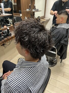 オムヘアー (HOMME HAIR) 【HOMME HAIR 佐藤】 ツイストスパイラルパーマ スタイル