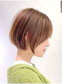 似合わせカットショートボブ