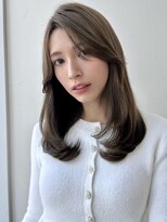 バイオレットジェム(Violet`jem)&nbsp;レイヤーカット似合わせカットグレージュアッシュベージュ