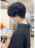 【soso 伊勢田】黒髪マッシュ×パーマ【横浜/ブリーチ】