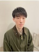 ビジネスツーブロック/ナチュラル流し/アマッシュバングスタイル