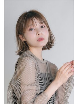 アンバー 池袋(amber) 切りっぱなしボブ/レイヤーカット/ハイトーンカラー[池袋駅]