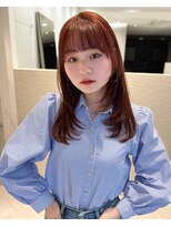 シュク 高円寺(SYUK)&nbsp;kanna【高円寺中野】後れ毛/顔周りレイヤー/ワイドバング/抜け感