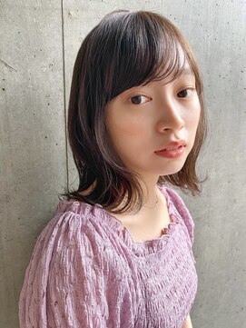 マルツ 銀座(maltu) フェミニンミディアム大人かわいい美髪ネビージュオリージュ