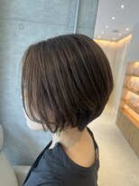 ジーナ 流山おおたかの森(Zina)&nbsp;大人ショート×オリーブベージュ【Zina　大越香苗】