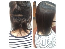 ヌーベル美容室 高石店の雰囲気（くせ毛とエイジング毛★髪質改善縮毛矯正で天使の輪ができました）