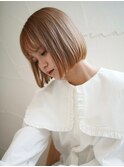 ＊ベージュボブ