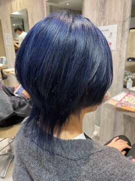 エヌアンドエー せんげん台店(N&A) ウルフレイヤー×ダブルカラー ケアブリーチ/髪質改善Tr