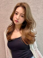 ロンド アンブル 四条烏丸(Lond ambre)&nbsp;中川智帆/似合わせカット/メルティカラー/フェミニンロング/前髪