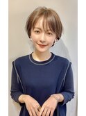 代々木/ブリーチなし/ショートボブ/酸性ストレート/新宿/韓国